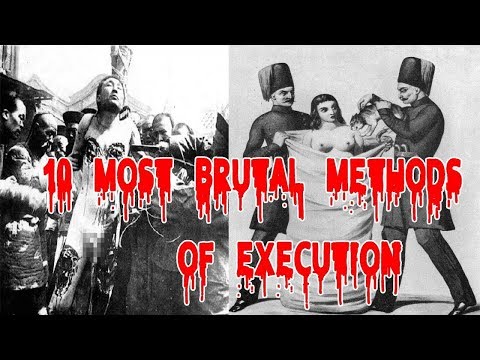 10 وحشیانه ترین روش اعدام