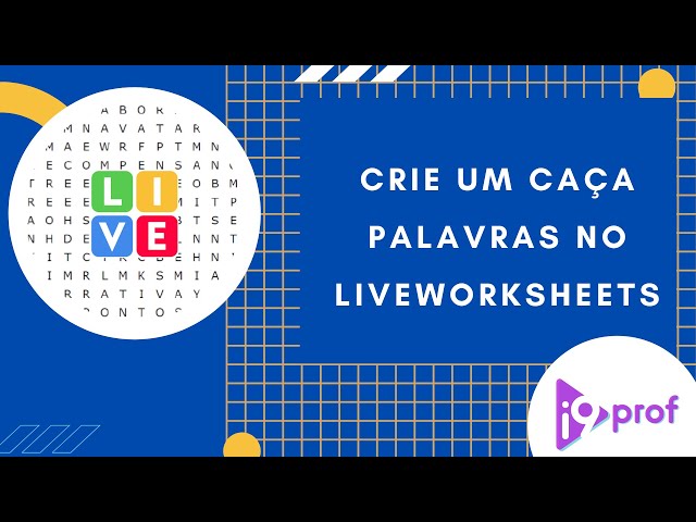 Caça palavras virtual worksheet