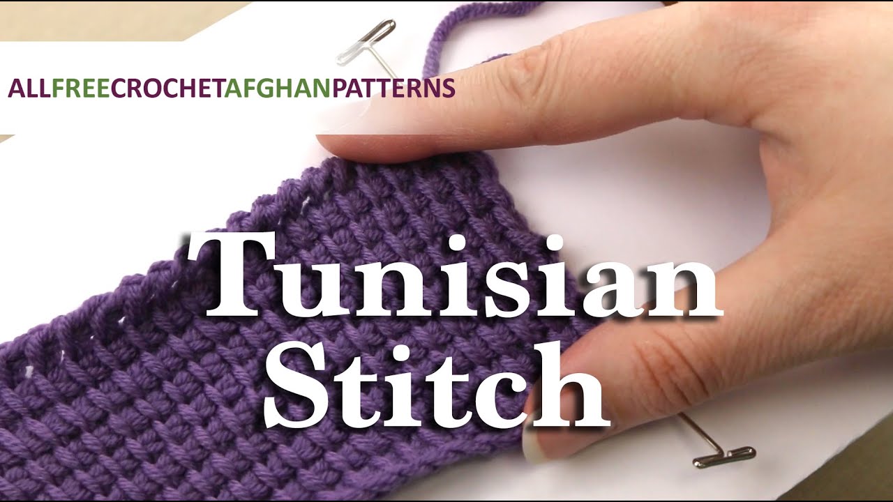 28 Simple and Free Tunisian Crochet Patterns - Easy Crochet Patterns