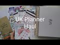 NEW PLANNER! // UK Planner Haul // Ft. Harriet Wright Designs, Plannerface & Papershire #haul #ukpa