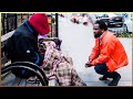 A Rich man helps a disabled Woman in Street without knowing who She actually was