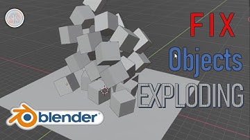 How to Fix Rigid Body Meshes Exploding in Blender | Simple Technical Solutions