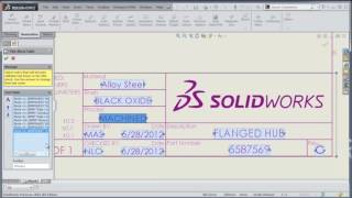Video Tech Tip: SOLIDWORKS Title Block Wizard