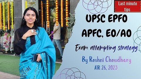 💯 UPSC EPFO 2025 Attempting Strategy for Tomorrow!