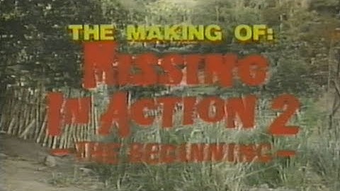 Chuck Norris The Making of  Missing in Action 2: The Beginning (1985) #80smovie #cannonfilms #bts