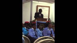 Video thumbnail of "Church of God and Saints of Christ -Elder Joshua Boone Part 1"