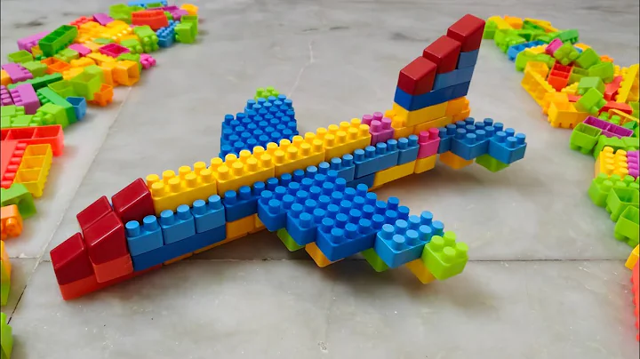 Satisfying DIY Aeroplane ASMR/ building blocks/block game/lego building fun#asmr#buildingblocks#lego