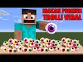 STEVE MAKAN PERMEN TROLLI VIRAL?! MINECRAFT REAL LIFE