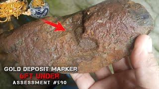 gold deposit marker 6ft under assessment #590 [japanese treasure]