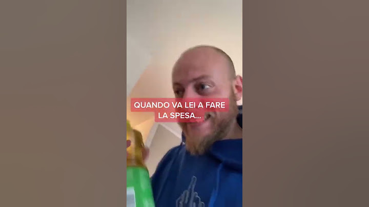 Quando va lei a fare la spesa