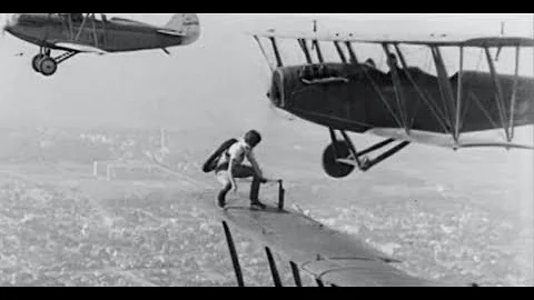 Gladys Ingle Palmer Making Aviation Repair Mid-Flight