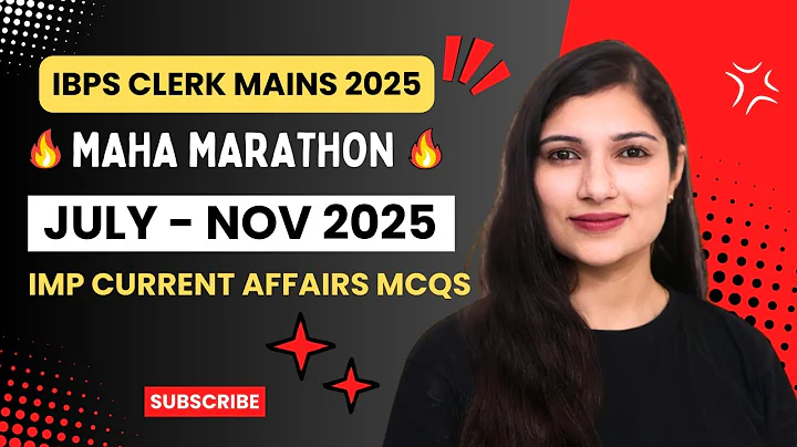 Important MCQs CURRENT AFFAIRS  MARATHON | IBPS CLERK MAINS 2025 | RRB PO MAINS | By Sheetal Mam