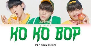 PRODUCE X 101 DSP Media Trainees - Ko Ko Bop (Color Coded Lyrics Eng/Rom/Han/가사)