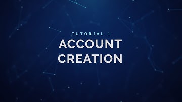 🎲 TUTORIAL 1: ACCOUNT CREATION