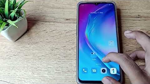 How to set Display Default size in realme c33 phone, display default size setting