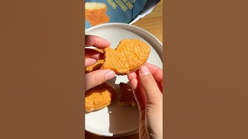 Trying Trader Joe’s New Mini Japanese Taiyaki 🇯🇵🐟 #traderjoes #taiyaki #traderjoesfinds