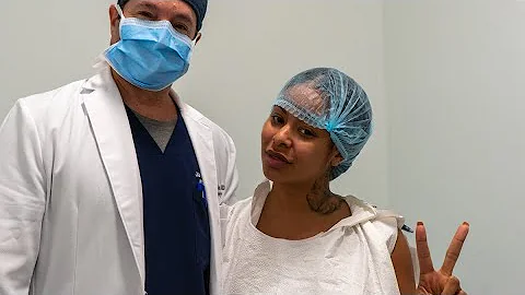Alexis Sky switches from Saline Breast Implants to...