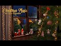 Relaxing Christmas Music &amp; Fireplace Sounds for Sleep - Winter Cabin Christmas Lights Ambience