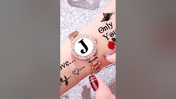 J❤️ letter name short video status #namestatus #love #reels #whatsappstatus
