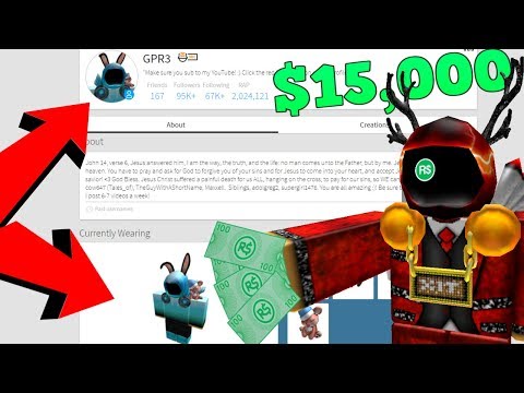 Selling My Roblox Account For 15 000 Dollars Youtube - gpr3 roblox password