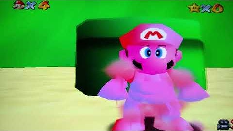 SM64 Cheat Code - full sparkling pink mario (February)