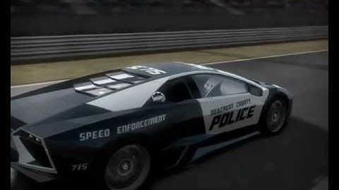 need for speed shift lamborghini reventon police new version