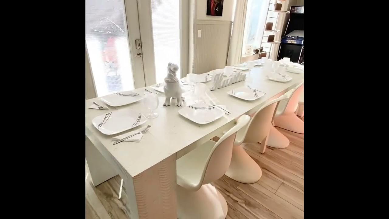 2/2/24 Costco Transformer Table and Bench in White Review YouTube