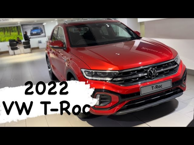 VW T-Roc Facelift (2022) als R-Line-Erlkönig erwischt