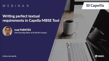Writing perfect textual requirements in Capella MBSE Tool | The REUSE Company | Capella Webinar
