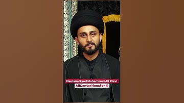 Maulana Syed Muhammad Ali Rizvi @alicentertv110 #ali #imamhussain #yaali