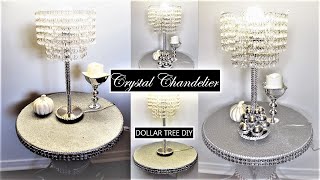 2 Dollar Tree DIY Crystal Chandelier Table Lamp Styles | Budget Friendly | High-End Look