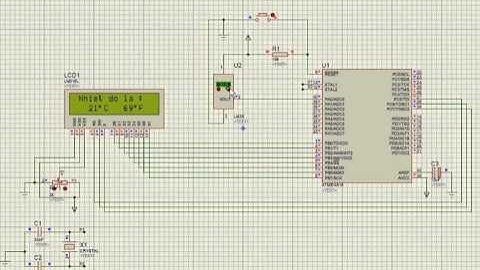 Đo và hiển thị nhiệt độ lên LCD dùng Atmega 16