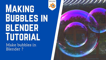 How to make realistic bubbles ? | Blender Tutorial