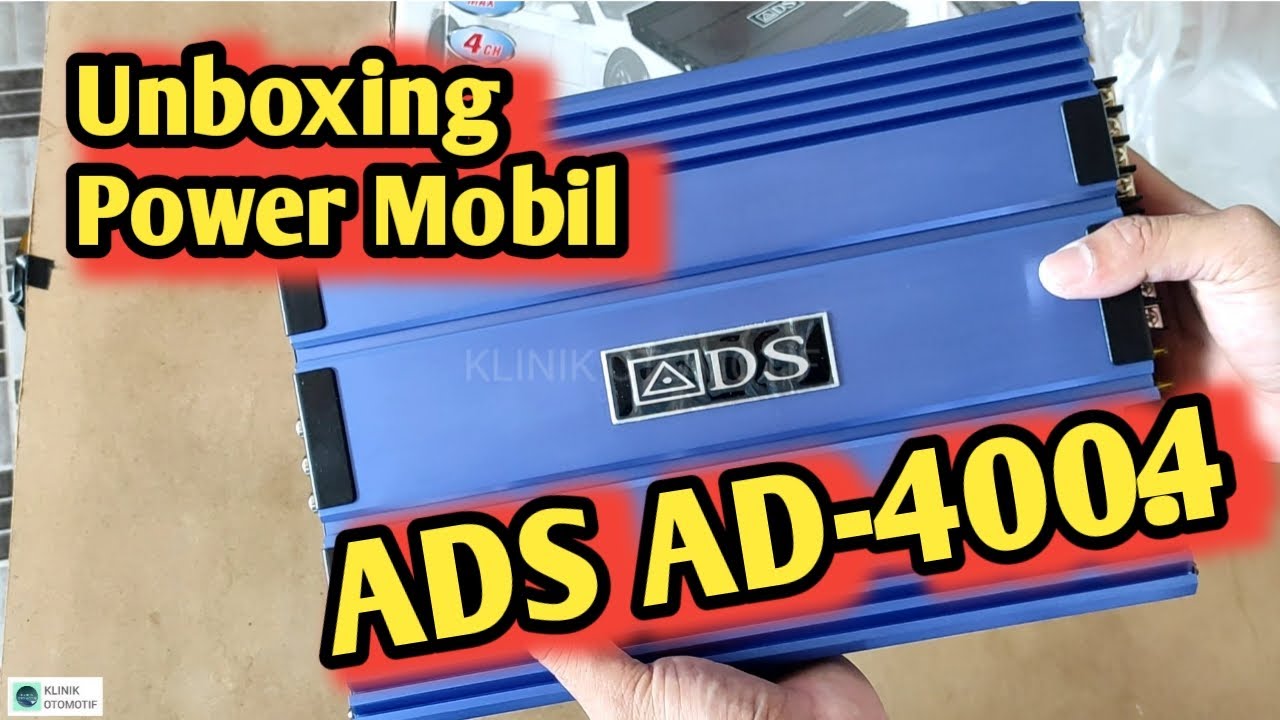 Power ADS AD 400.4 4 CHANNEL MOSFET POWER AMPLIFIER (CAR AUDIO