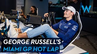 George Russell's Miami GP Hot Lap | Miami 2022 | Williams Racing