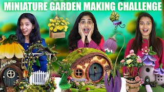 3 MINIATURE GARDEN MAKING CHALLENGE 🤩 | ആരുടെ GARDEN ജയിക്കും ? വാശിയേറിയ മത്സരം | PULLOTHI