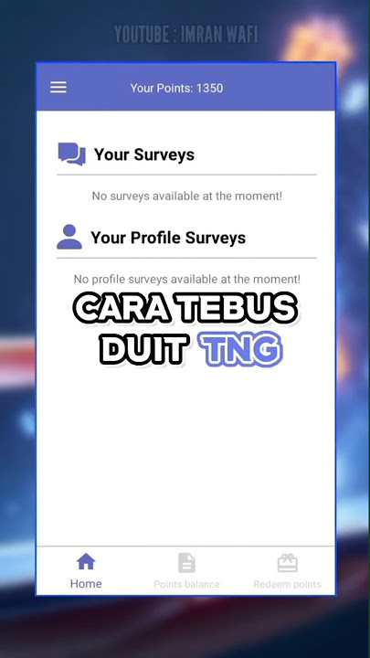 Cara Tebus Duit TNG eWallet