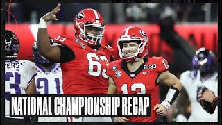 Georgia knocks off TCU in the National Championship, plus Way-Too-Early Top 25