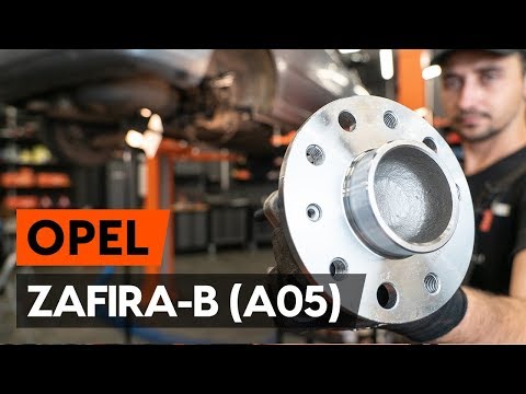 Cómo cambiar los cojinete de rueda en OPEL ZAFIRA-B 2 (A05) [VÍDEO TUTORIAL DE AUTODOC]