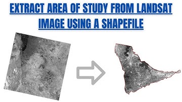 How to Clip Your Area of Study/Interest from a Landsat Satellite Image using Shapefile in ArcMap
