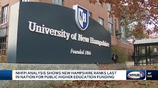 Report: NH ranks last in funding public higher education