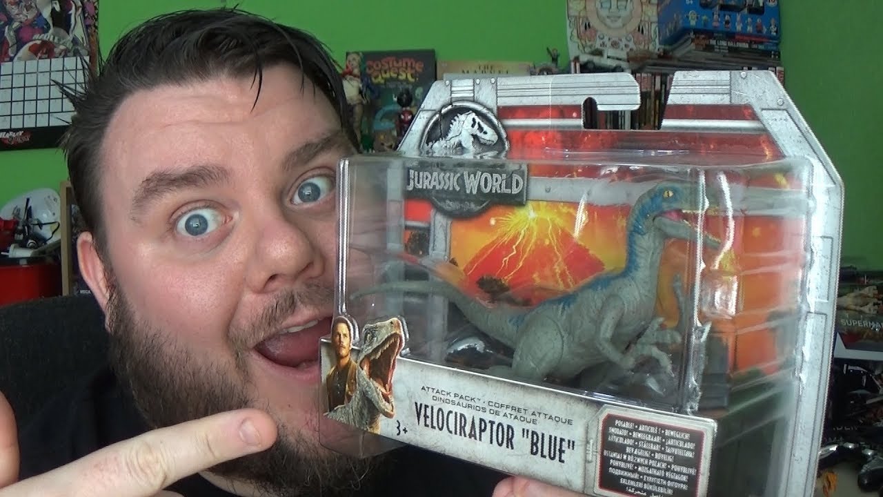 jurassic world attack pack blue