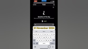 Dropee question of the day code 21November | Dropped question of the day code | Dropee Code