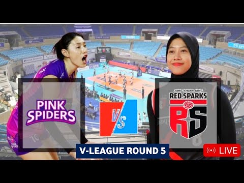 🔴LIVE Daejeon RED SPARKS VS INCHEON PINK SPIDER • PUTARAN V Korean V-League 2024 MEGAWATI HANGESTRI