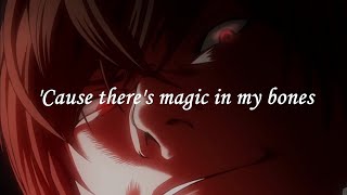 Imagine Dragons - Bones (Lyrics) | AMV