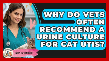 Why Do Vets Often Recommend A Urine Culture For Cat UTIs? - Happy Cat Handbook
