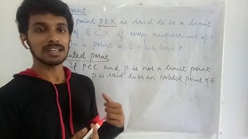 Limit point and a neighborhood of a limit point - Lec 37 - Real Analysis