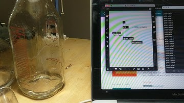 Max MSP/Arduino water pump dispenser prototype