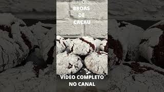 Broas de Cacau (Biscoitos)