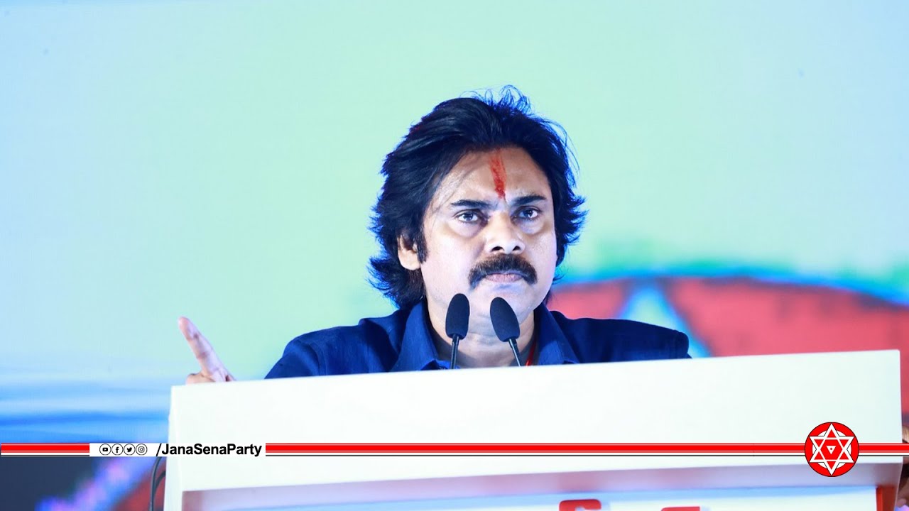 JanaSena Chief Sri #PawanKalyan PowerFul Speech at Janasena ...